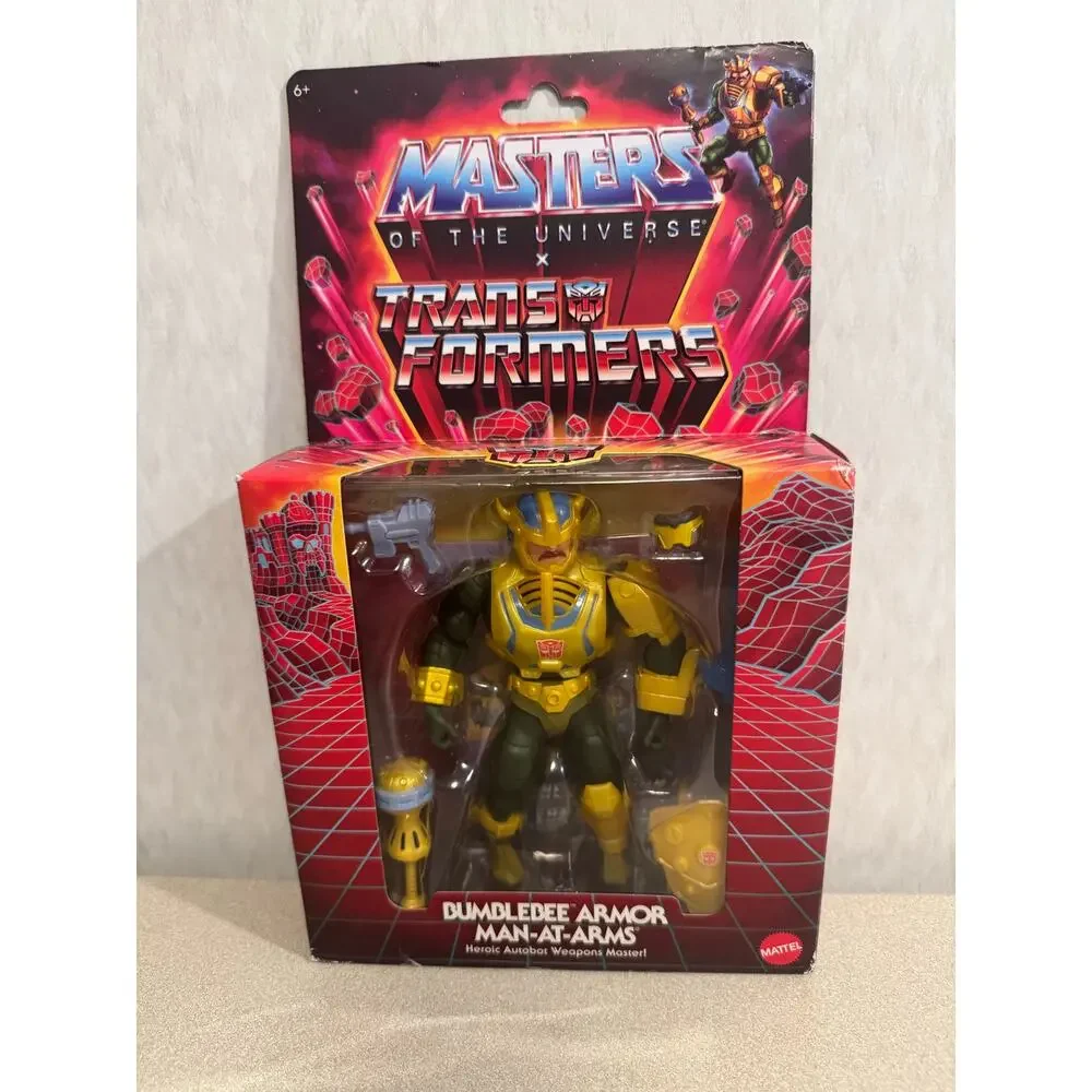 Masters of the Universe x Transformers Bumblebee Armor Man-At-Arms Action Figure